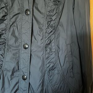 DKNY drawstring rayon jacket